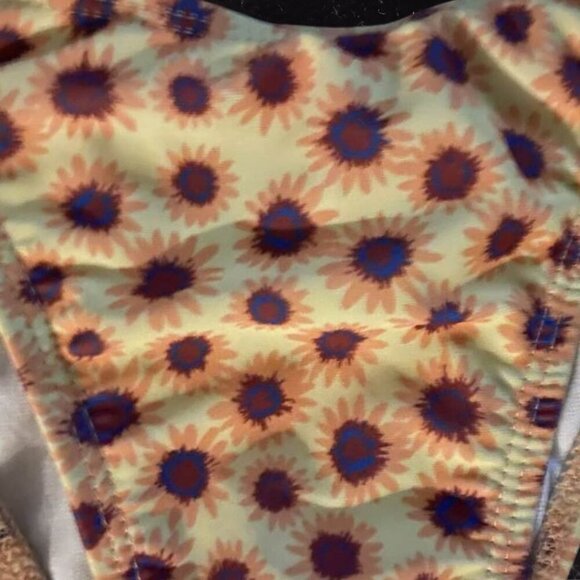 Motel RocksDaisy Print Bikini Bottom XS Retro Floral Swim - Picture 7 of 10